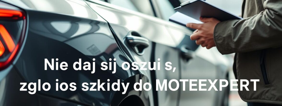 Nie daj się oszukać, zgłoś szkodę do MOTOEXPERT.